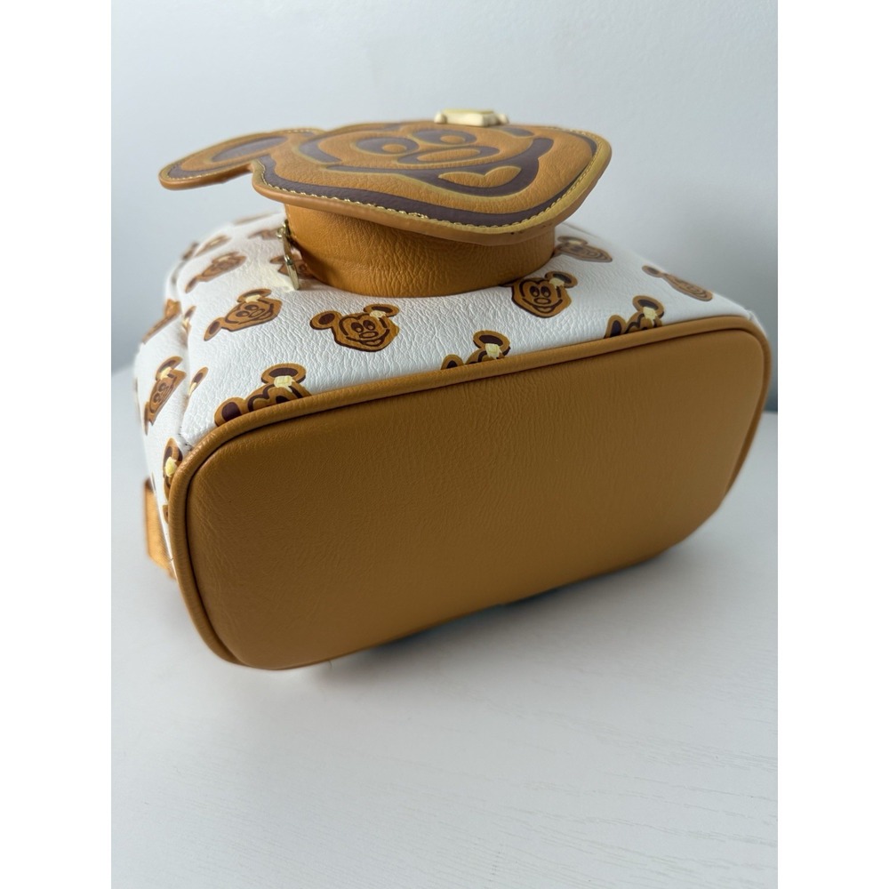 RARE! NEW WITH‎ TAGS! Loungefly Disney Parks Mickey Mouse Waffle Mini Backpack! - Picture 11 of 12